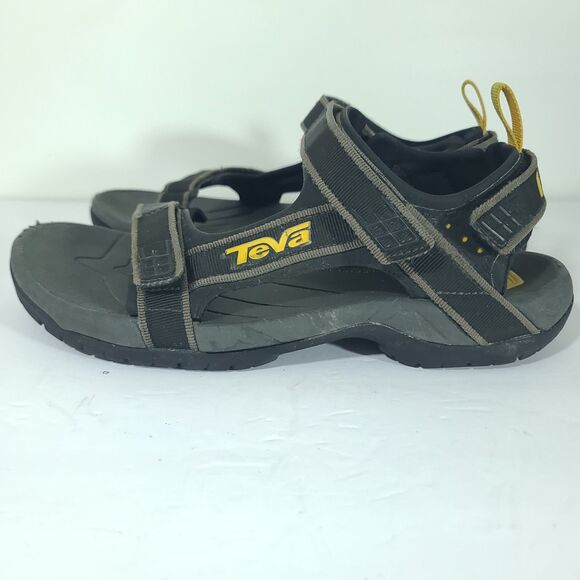 TEVA Mens Size 9 Fisherman Sport Hiking Sandal Shoc Pad Walking Shoe Black 4141 main image 6